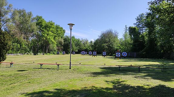 Bogenplatz für Gaumeisterschaft