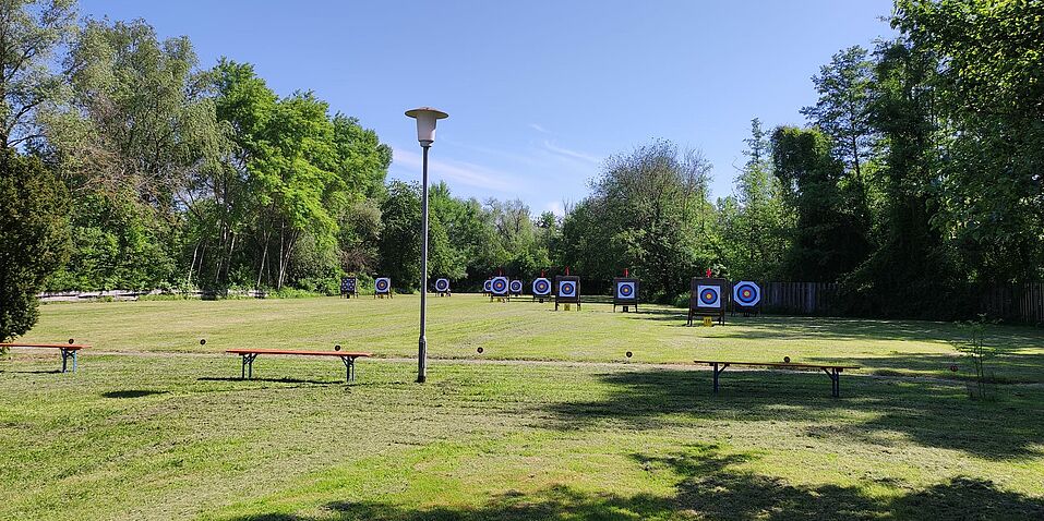 Bogenplatz für Gaumeisterschaft
